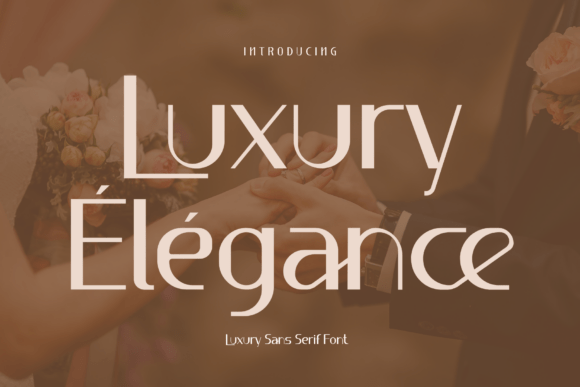 Luxury Élégance: A Premium Sans Serif Font for Business